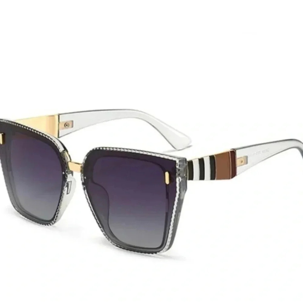 Fashion Square Gradient Mirror Sunglasses Women 2023 Retro